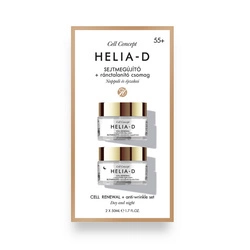 HELIA-D SET Cell Concept Renewal + Anti-Wrinkle 25+ Przeciwzmarszczkowy Krem Na Dzień + Krem Na Noc 2×50 Ml