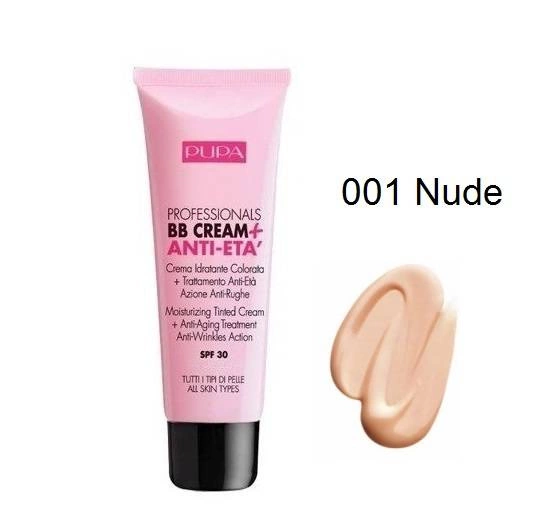 PUPA Professionals BB Cream Anti Eta SPF30 001 NUDE 50ml MAKIJAŻ