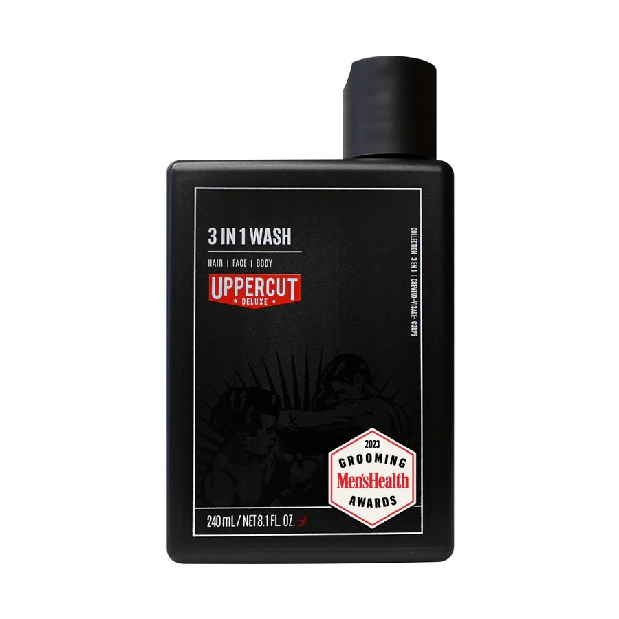 UPPERCUT 3 In 1 Wash Szampon Do Włosów, Twarzy I Ciała 240ml