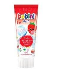 BOBINI Dent Pasta Do Zębów Dla Dzieci Powyżej 1-go Roku Życia Lody Truskawkowe 75ml