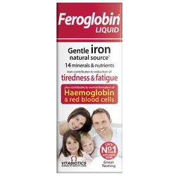 VITABIOTICS Ferogoblin B12 Liquid Iron Suplement Diety Wspomagający Hemogoblinę I Czerwone Krwinki 200ml