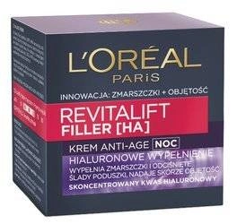 L'OREAL Revitalift Filler Anti-Age Krem Na Noc 50ml