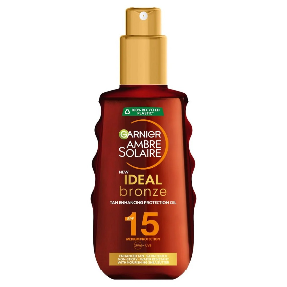 GARNIER Ambre Solaire Ideal Bronze Olejek Przyspieszający Opalanie SPF15 150ml