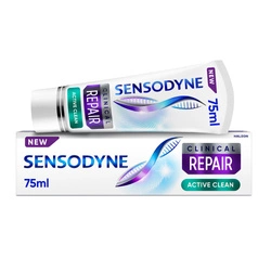 SENSODYNE Clinical Repair Active Clean Pasta Do Zębów O Działaniu Wzmacniającym I Chroniącym Dziąsła 75ml