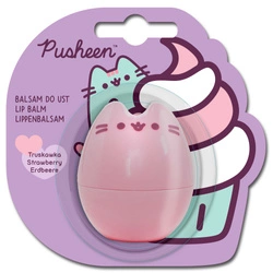 PUSHEEN Lipbalm 3D Balsam Do Ust Dla Dzieci Truskawka 4g