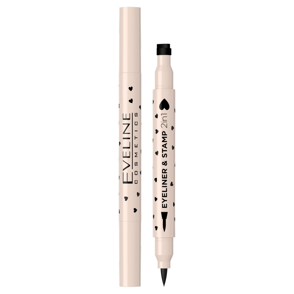 EVELINE Eyeliner & Stempel W Pisaku 2w1 01 Serce