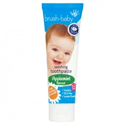 BRUSH BABY Teething Toothpaste Pasta Do Zębów Dla Dzieci W Wieku Od 0-2l Jabłkowo-Miętowy 50ml