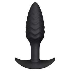 MARC DORCEL Wavy Plug Silicone Anal Plug Korek Analny Black