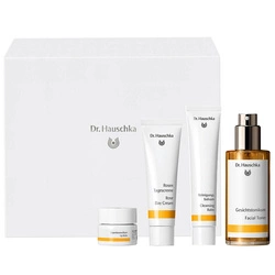 DR. HAUSCHKA SET Beatiful Face Tonik Odświeżający 100ml + Krem Do Twarzy Z Róży 30ml + Balsam Do Mycia Twarzy 75ml + Balsam Do Ust W Słoiczku 4,5ml