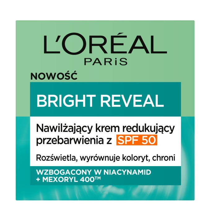 L'OREAL Bright Reveal Nawilżający Krem Redukujący Przebarwienia