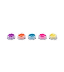 MAKEUP REVOLUTION SET Creator Artist Loose Pigment Pots Zestaw Sypkich Pudrów Purple, Coral, Blue, Pink, Yellow 5x0,8g