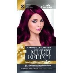 JOANNA Multi Effect Keratin Complex Color Instant Color Shampoo Szamponetka Koloryzująca 06 Wiśniowa Czerwień 35g