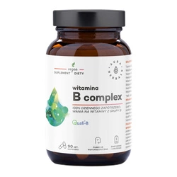 AURA HERBALS Witamina B Complex Suplement Diety 90 Kapsułek