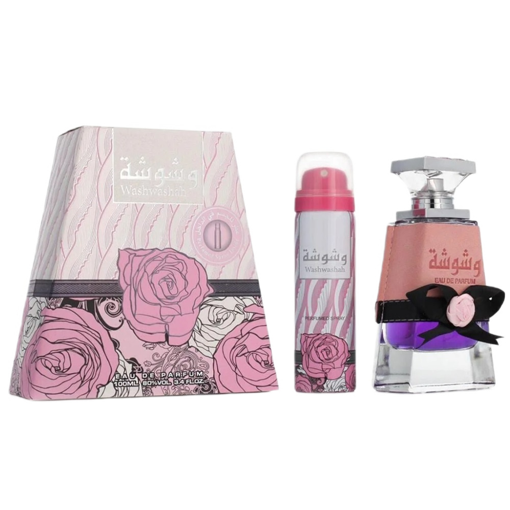 SET LATTAFA Washwashah EDP Spray 100ml + DEO Spray 50ml