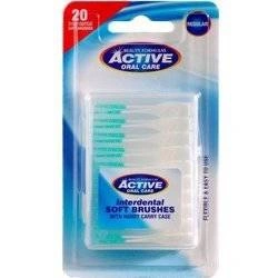 ACTIVE ORAL CARE Interdental Soft Brushes Silikonowe Czyściki Międzyzębowe Soft 20szt.