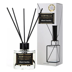 SORVELLA Home Diffuser Patyczki Zapachowe Black Vanilla 120ml