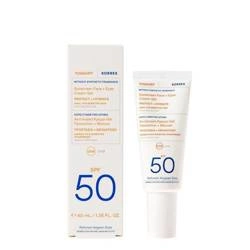 Korres Yoghurt Sunscreen Face + Eye Cream-Gel  Krem-Żel Ochronny do Twarzy i Oczu SPF50