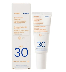 KORRES Yoghurt Sunscreen Face Cream-Gel Krem-żel Ochronny Do Twarzy SPF30 40ml