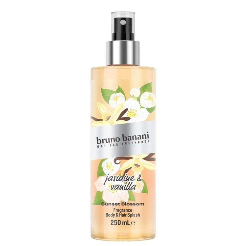 BRUNO BANANI Fragrance Body & Hair Spray Jasmine & Vanilla 250ml