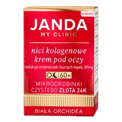 JANDA Nici Kolagenowe Krem Pod Oczy 60+ Z Mikrodrobinkami Czystego Złota 24K Biała Orchidea 15ml