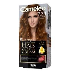 CAMELEO Omega Farba Do Włosów 7.34 Cinnamon Blonde