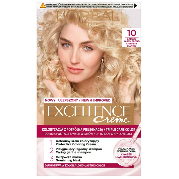 L'OREAL Excellence Creme Farba Do Włosów 10 Blonde