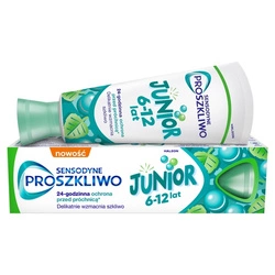 SENSODYNE Proszkliwo Junior Pasta Do Zębów Dla Dzieci 6-12 Lat 75ml