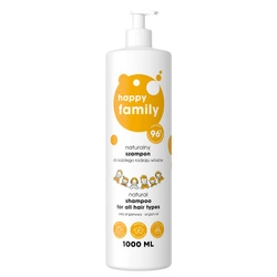 HAPPY FAMILY Naturalny Szampon Do Każdego Rodzaju Włosów 1000ml