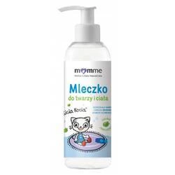 MOMME Mother &amp; Baby Natural Care Kicia Kocia Mleczko Do Twarzy I Ciała Zielone Jabłuszko 150ml