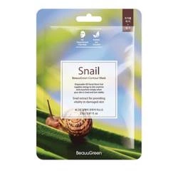 BEAUUGREEN Snail Contour Mask Koreańska Maseczka Ze Śluzem Ślimaka 23ml