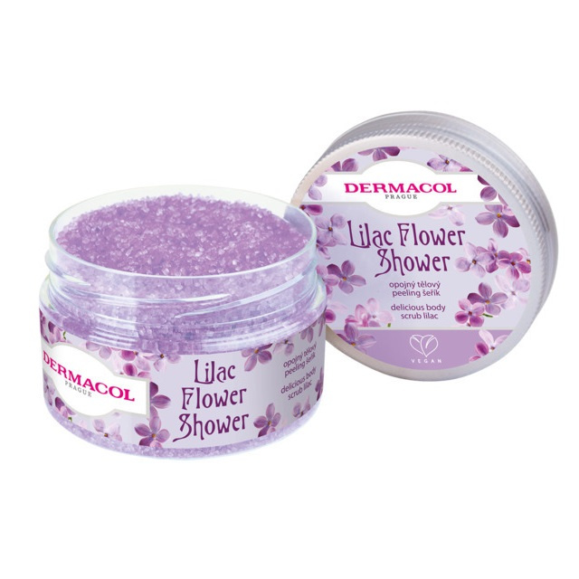 DERMACOL Flower Shower Body Scrub Peeling Do Ciała Lilac 200g