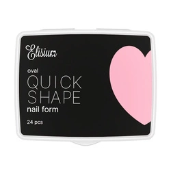 ELISIUM Quick Shape Nail Form Mini Formy Do Przedłużania Paznokci Oval