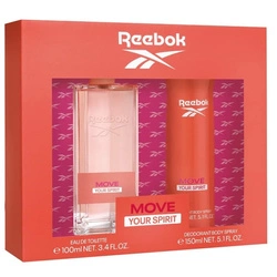 SET REEBOK Move Your Spirit EDT Spray 100ml + DEO Spray 150ml