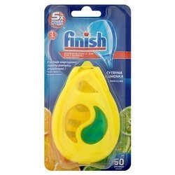 FINISH 5x Power Actions Freshener Odświeżacz Do Zmywarki Lemon &amp; Lime 4ml